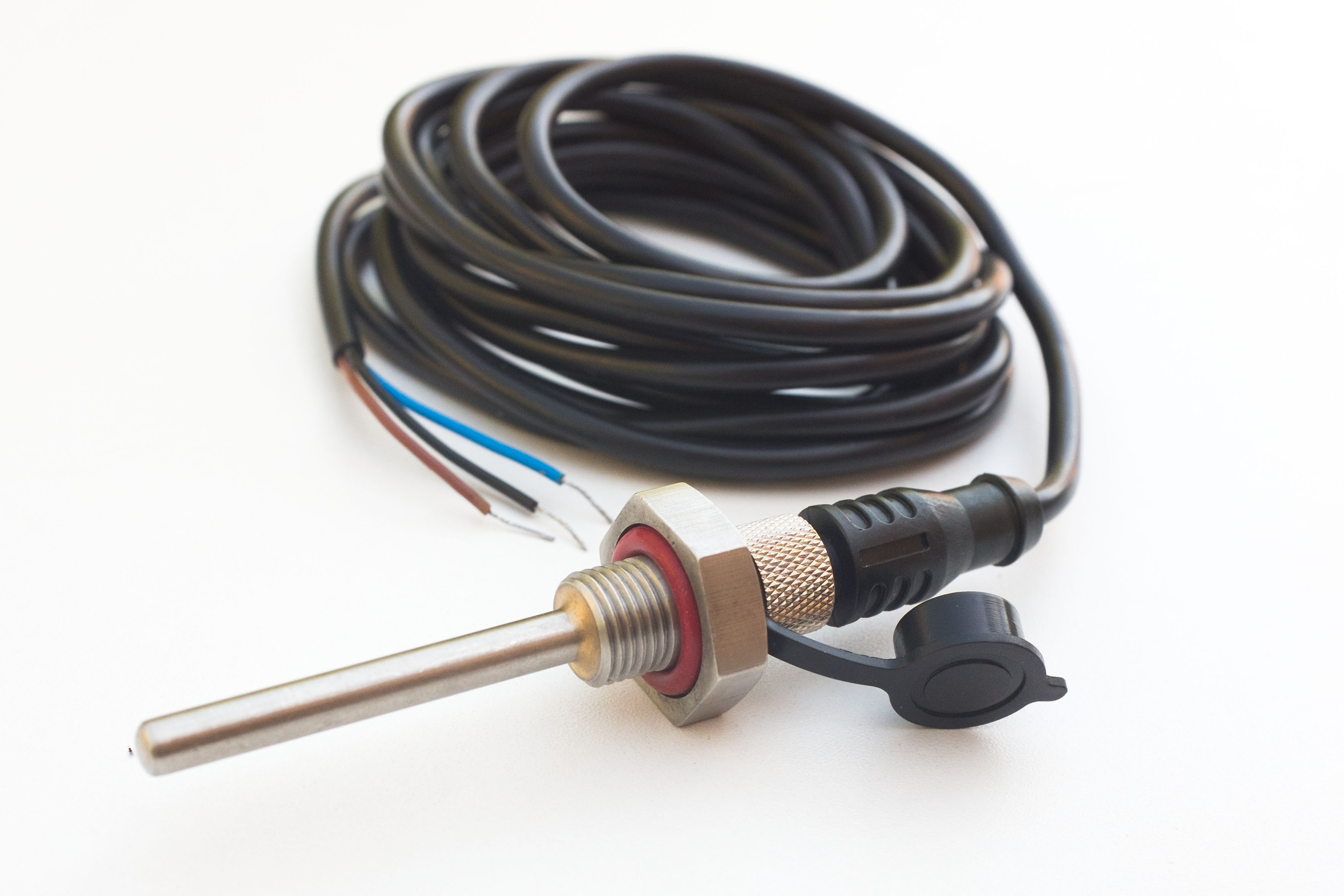 Sonde Temperature PT100 50mm V2 avec prise, cable et joint Micro brassage