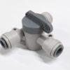 Tee with Shut-Off valve John Guest 3/8"