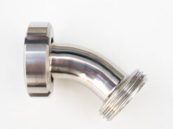 coude DIN 45° DN32 inox