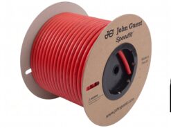Couronne de 76 ml de tuyau John Guest LLDPE 1/2" (12.7mm) rouge